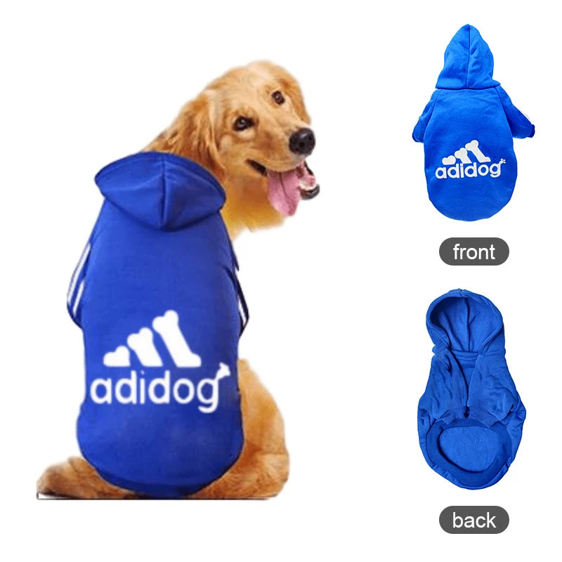 Pet Dog Clothes Adidog Dog Hoodies Autumn Winter