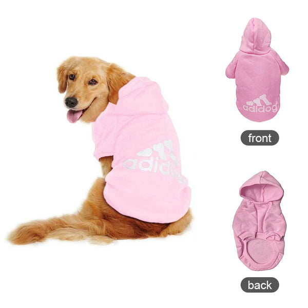 Pet Dog Clothes Adidog Dog Hoodies Autumn Winter