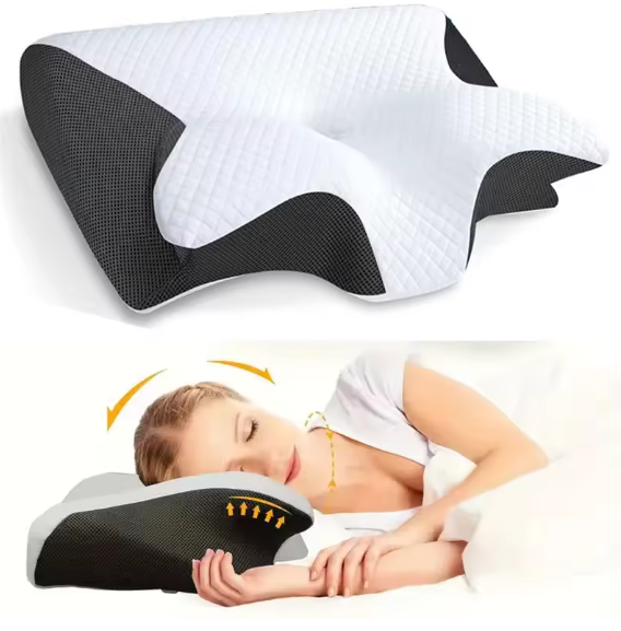 Cuscino Cervicale Ortopedico in Memory Foam – Sollievo dal Dolore al Collo